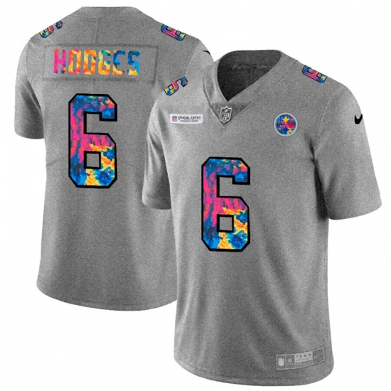 Pittsburgh Steelers 6 Devlin Hodges Men Nike Multi Color 2020 NFL Crucial Catch NFL Jersey Greyheather Pittsburgh Steelers 6 Devlin Hodges Men Nike Multi Color 2020 NFL Crucial Catch NFL Jersey Greyheather