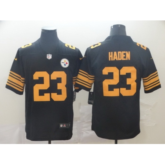 Steelers 23 Joe Haden Black Color Rush Limited Jersey Steelers 23 Joe Haden Black Color Rush Limited Jersey
