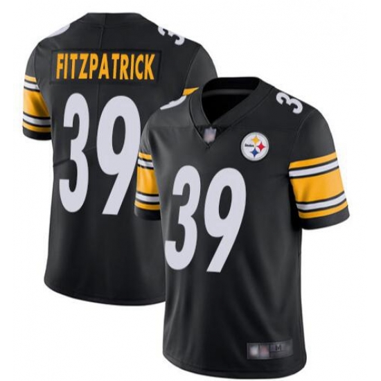 Steelers #39 Minkah Fitzpatrick Black Men's Stitched Football Vapor Untouchable Limited Jersey Steelers #39 Minkah Fitzpatrick Black Men's Stitched Football Vapor Untouchable Limited Jersey