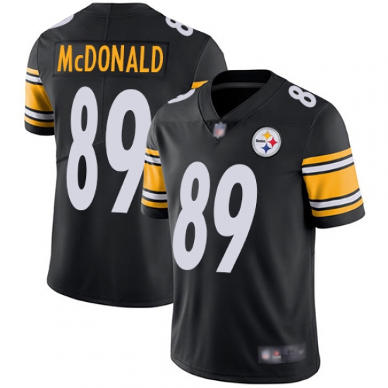 Steelers 89 Vance McDonald Black Team Color Men Stitched Football Vapor Untouchable Limited Jersey Steelers 89 Vance McDonald Black Team Color Men Stitched Football Vapor Untouchable Limited Jersey
