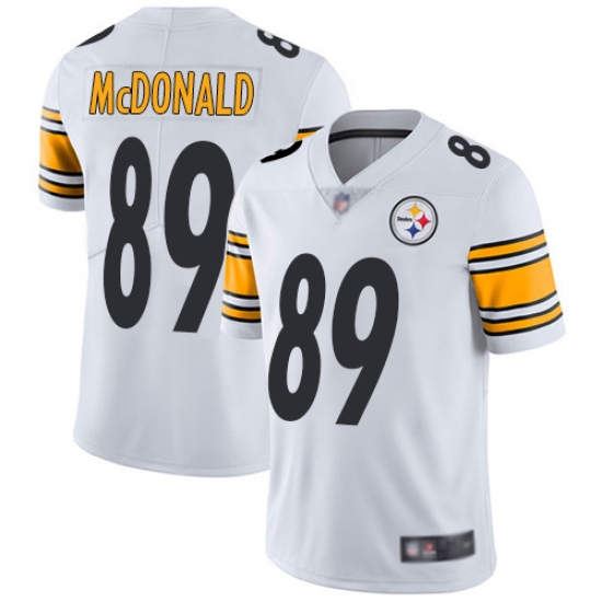 Steelers 89 Vance McDonald White Men Stitched Football Vapor Untouchable Limited Jersey Steelers 89 Vance McDonald White Men Stitched Football Vapor Untouchable Limited Jersey