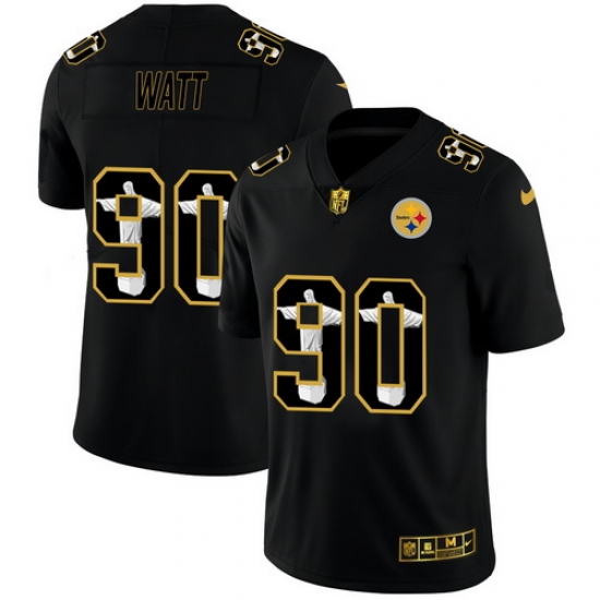 Steelers 90 T J Watt Black Jesus Faith Edition Limited Jersey Steelers 90 T J Watt Black Jesus Faith Edition Limited Jersey