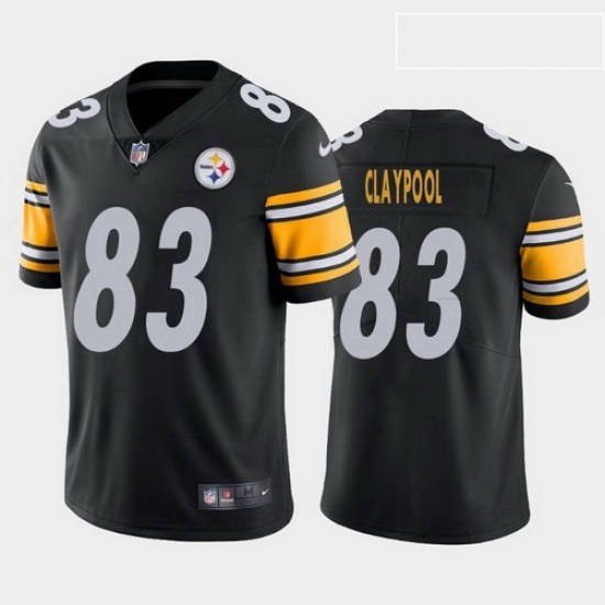 men chase claypool pittsburgh steelers black vapor limited jersey men chase claypool pittsburgh steelers black vapor limited jersey