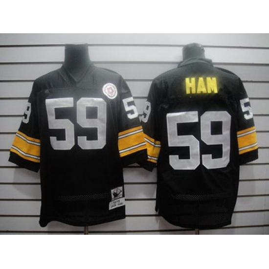 nfl pittsburgh steelers 59 ham black throwback nfl pittsburgh steelers 59 ham black throwback