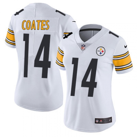 Nike Steelers #14 Sammie Coates White Womens Stitched NFL Vapor Untouchable Limited Jersey Nike Steelers #14 Sammie Coates White Womens Stitched NFL Vapor Untouchable Limited Jersey