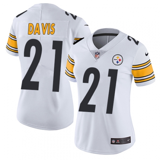 Nike Steelers #21 Sean Davis White Womens Stitched NFL Vapor Untouchable Limited Jersey Nike Steelers #21 Sean Davis White Womens Stitched NFL Vapor Untouchable Limited Jersey