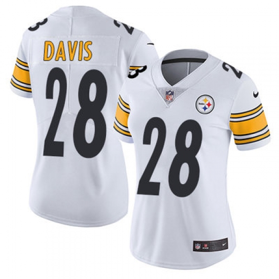 Nike Steelers #28 Sean Davis White Womens Stitched NFL Vapor Untouchable Limited Jersey Nike Steelers #28 Sean Davis White Womens Stitched NFL Vapor Untouchable Limited Jersey