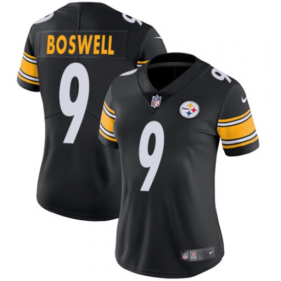 Nike Steelers #9 Chris Boswell Black Team Color Womens Stitched NFL Vapor Untouchable Limited Jersey Nike Steelers #9 Chris Boswell Black Team Color Womens Stitched NFL Vapor Untouchable Limited Jersey