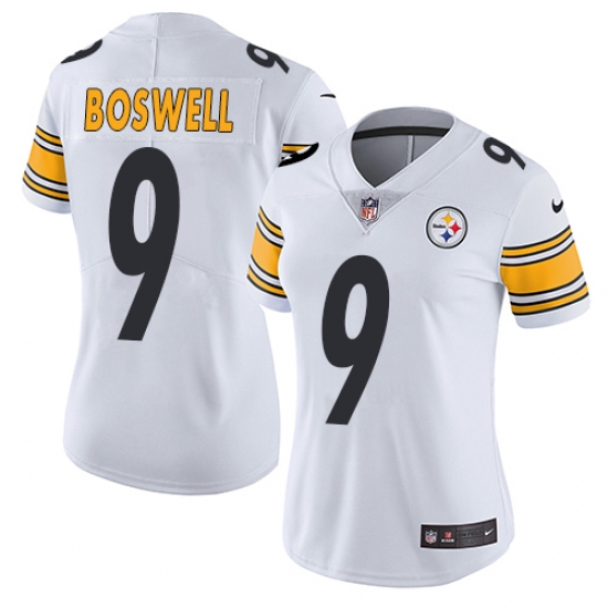 Nike Steelers #9 Chris Boswell White Womens Stitched NFL Vapor Untouchable Limited Jersey Nike Steelers #9 Chris Boswell White Womens Stitched NFL Vapor Untouchable Limited Jersey