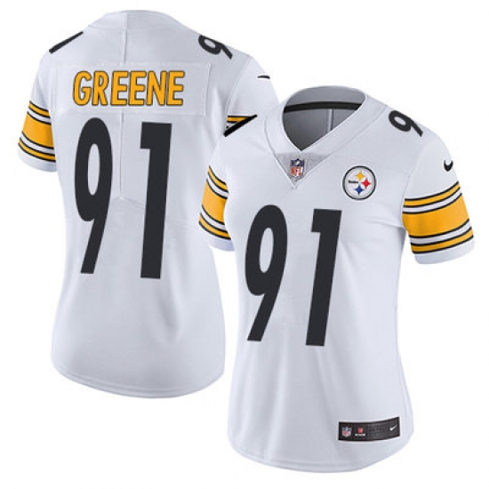 Nike Steelers #91 Kevin Greene White Womens Stitched NFL Vapor Untouchable Limited Jersey Nike Steelers #91 Kevin Greene White Womens Stitched NFL Vapor Untouchable Limited Jersey