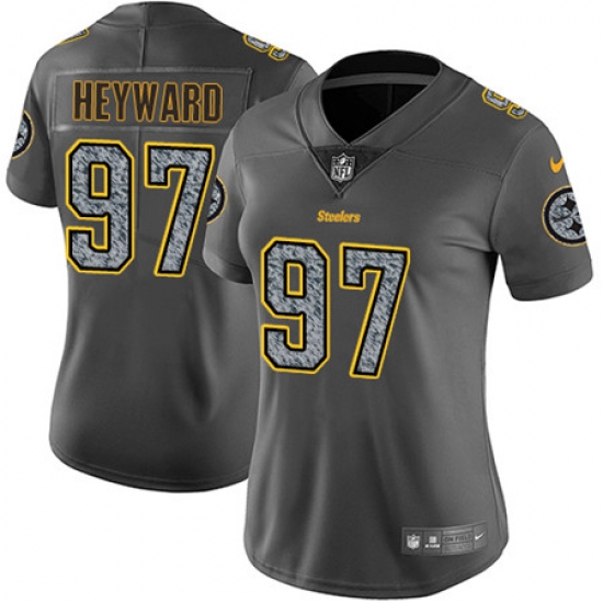 Nike Steelers #97 Cameron Heyward Gray Static Womens NFL Vapor Untouchable Game Jersey Nike Steelers #97 Cameron Heyward Gray Static Womens NFL Vapor Untouchable Game Jersey
