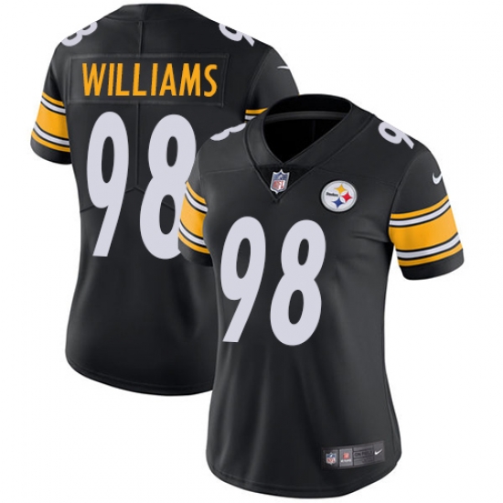 Nike Steelers #98 Vince Williams Black Team Color Womens Stitched NFL Vapor Untouchable Limited Jersey Nike Steelers #98 Vince Williams Black Team Color Womens Stitched NFL Vapor Untouchable Limited Jersey