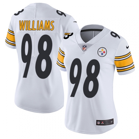 Nike Steelers #98 Vince Williams White Womens Stitched NFL Vapor Untouchable Limited Jersey Nike Steelers #98 Vince Williams White Womens Stitched NFL Vapor Untouchable Limited Jersey
