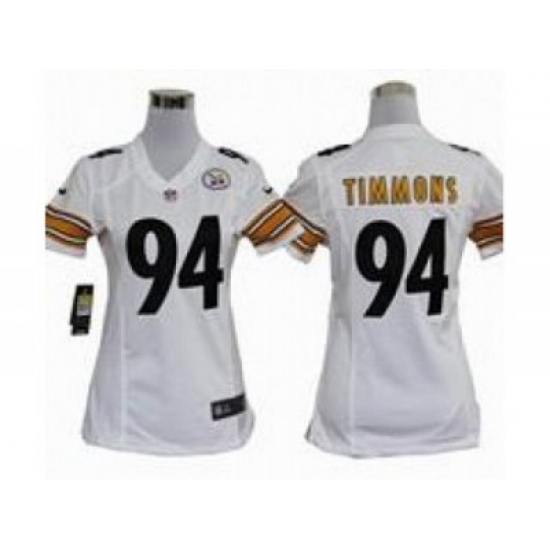 Nike Women NFL Pittsburgh Steelers #94 Lawrence Timmons white Jerseys Nike Women NFL Pittsburgh Steelers #94 Lawrence Timmons white Jerseys