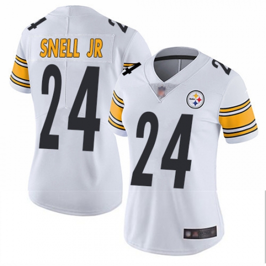Steelers 24 Benny Snell Jr White Women Stitched Football Vapor Untouchable Limited Jersey Steelers 24 Benny Snell Jr White Women Stitched Football Vapor Untouchable Limited Jersey