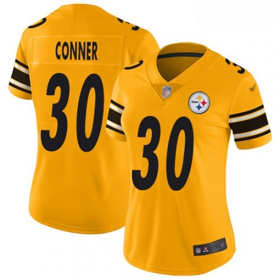 Steelers #30 James Conner Gold Women Stitched Football Limited Inverted Legend Jersey Steelers #30 James Conner Gold Women Stitched Football Limited Inverted Legend Jersey