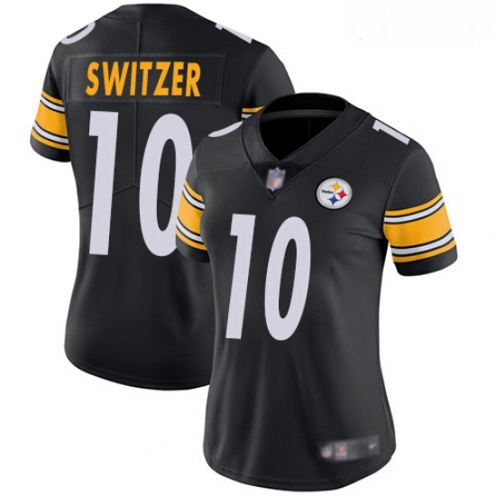 Women Nike Pittsburgh Steelers #10 Ryan Switzer Limited Home Black Jersey Women Nike Pittsburgh Steelers #10 Ryan Switzer Limited Home Black Jersey