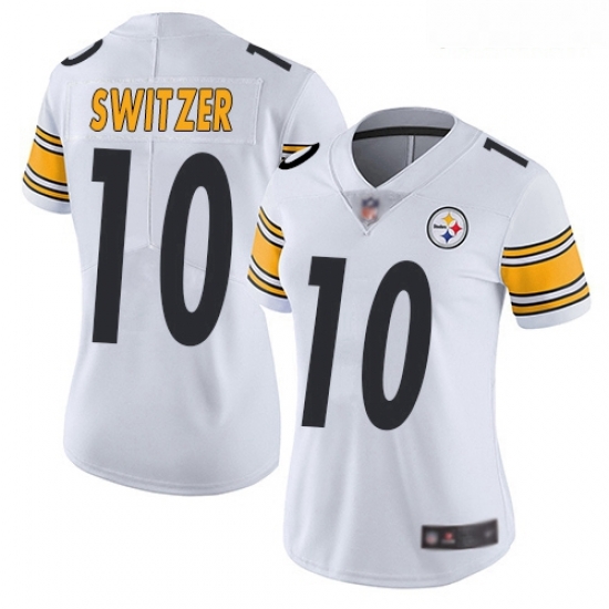 Women Nike Pittsburgh Steelers #10 Ryan Switzer Vapor Limited Home White Jersey Women Nike Pittsburgh Steelers #10 Ryan Switzer Vapor Limited Home White Jersey