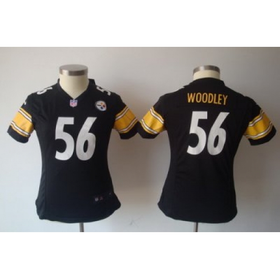 Women Nike Pittsburgh Steelers #56 Lamarr Woodley Black Nike NFL Jerseys Women Nike Pittsburgh Steelers #56 Lamarr Woodley Black Nike NFL Jerseys