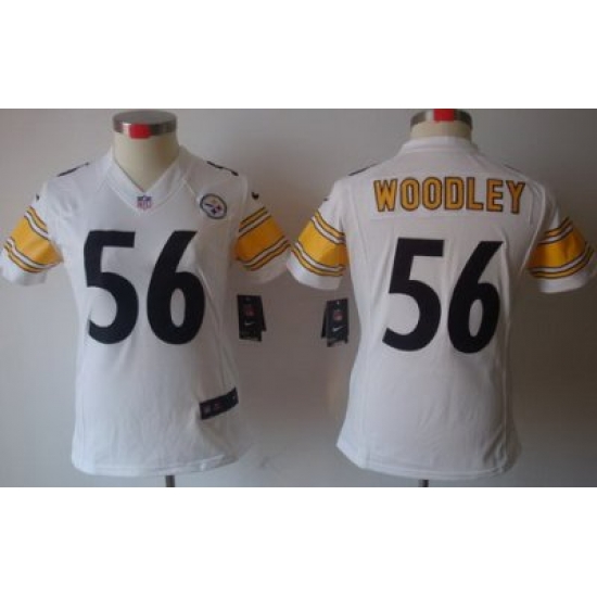Women Nike Pittsburgh Steelers #56 Lamarr Woodley White Game LIMITED Nike NFL Jerseys Women Nike Pittsburgh Steelers #56 Lamarr Woodley White Game LIMITED Nike NFL Jerseys