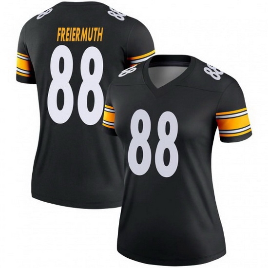 Women Pittsburgh Steelers Pat Freiermuth #88 Black Vapor Limited Stitched Football Jersey Women Pittsburgh Steelers Pat Freiermuth #88 Black Vapor Limited Stitched Football Jersey