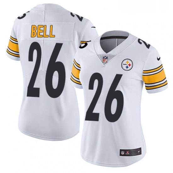 Womens Nike Pittsburgh Steelers 26 LeVeon Bell Elite White NFL Jersey Womens Nike Pittsburgh Steelers 26 LeVeon Bell Elite White NFL Jersey