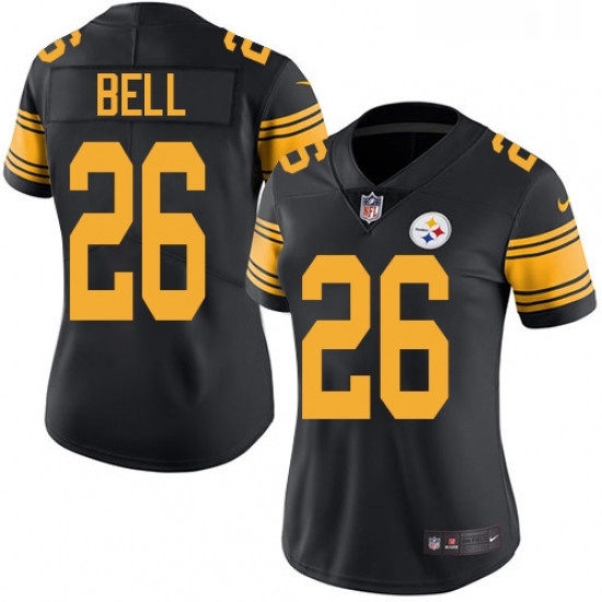 Womens Nike Pittsburgh Steelers 26 LeVeon Bell Limited Black Rush Vapor Untouchable NFL Jersey Womens Nike Pittsburgh Steelers 26 LeVeon Bell Limited Black Rush Vapor Untouchable NFL Jersey