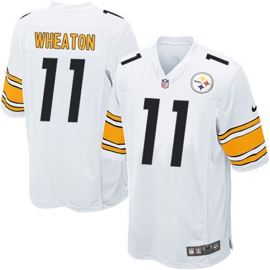 Nike Steelers #11 Markus Wheaton White Youth Stitched NFL Elite Jersey Nike Steelers #11 Markus Wheaton White Youth Stitched NFL Elite Jersey