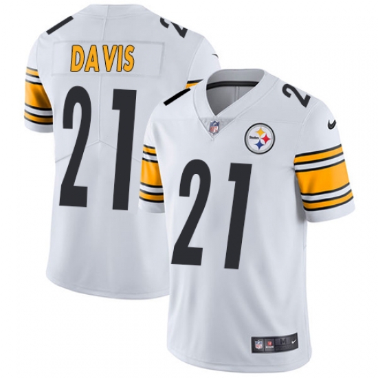 Nike Steelers #21 Sean Davis White Youth Stitched NFL Vapor Untouchable Limited Jersey Nike Steelers #21 Sean Davis White Youth Stitched NFL Vapor Untouchable Limited Jersey