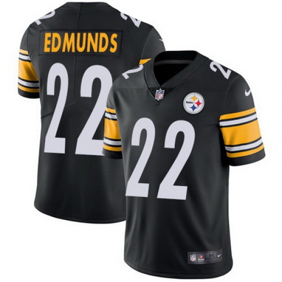 Nike Steelers #22 Terrell Edmunds Black Team Color Youth Stitched NFL Vapor Untouchable Limited Jersey Nike Steelers #22 Terrell Edmunds Black Team Color Youth Stitched NFL Vapor Untouchable Limited Jersey