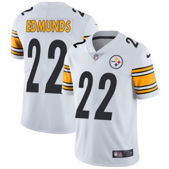 Nike Steelers #22 Terrell Edmunds White Youth Stitched NFL Vapor Untouchable Limited Jersey Nike Steelers #22 Terrell Edmunds White Youth Stitched NFL Vapor Untouchable Limited Jersey