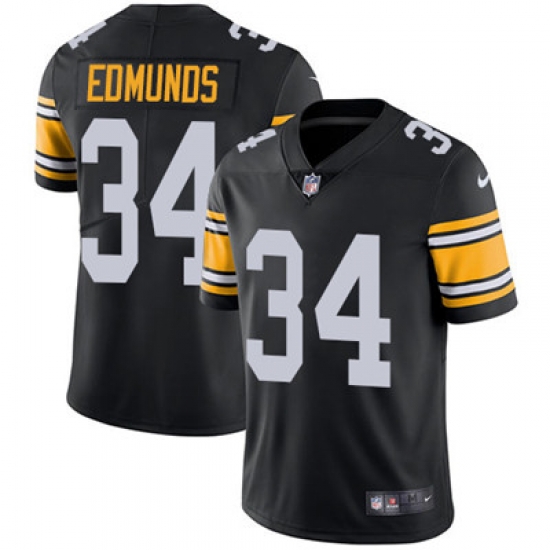 Nike Steelers #34 Terrell Edmunds Black Alternate Youth Stitched NFL Vapor Untouchable Limited Jersey Nike Steelers #34 Terrell Edmunds Black Alternate Youth Stitched NFL Vapor Untouchable Limited Jersey