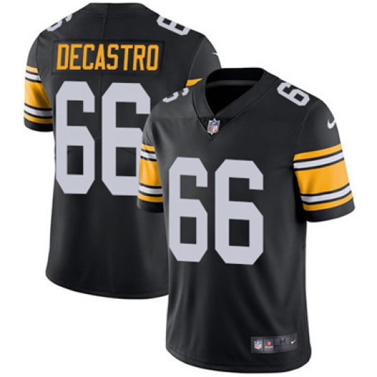 Nike Steelers #66 David DeCastro Black Alternate Youth Stitched NFL Vapor Untouchable Limited Jersey Nike Steelers #66 David DeCastro Black Alternate Youth Stitched NFL Vapor Untouchable Limited Jersey