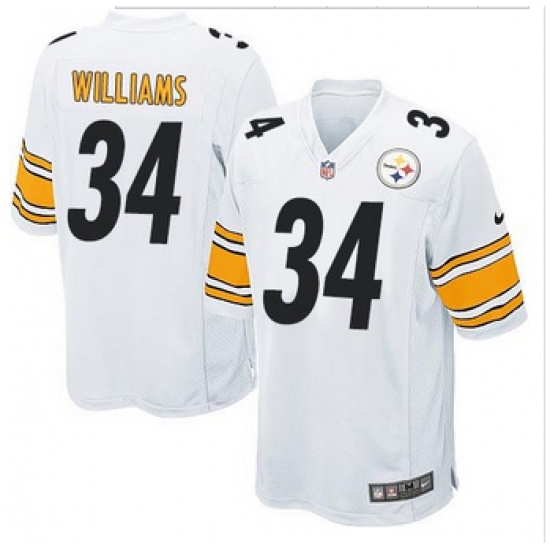 Youth New Steelers #34 DeAngelo Williams White Stitched NFL Elite Jersey Youth New Steelers #34 DeAngelo Williams White Stitched NFL Elite Jersey