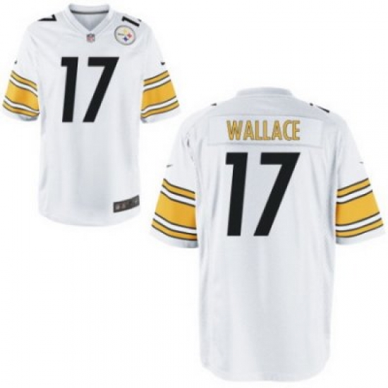 Youth Nike Nfl Youth Pittsburgh Steelers 17# Mike Wallace White Jerseys Youth Nike Nfl Youth Pittsburgh Steelers 17# Mike Wallace White Jerseys