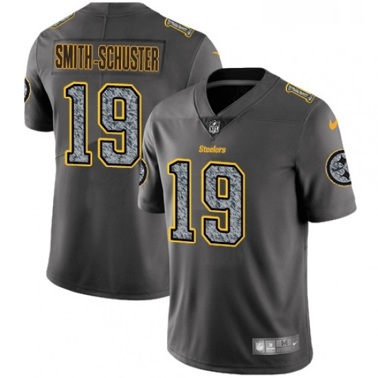 Youth Nike Pittsburgh Steelers 19 JuJu Smith Schuster Gray Static Vapor Untouchable Limited NFL Jersey Youth Nike Pittsburgh Steelers 19 JuJu Smith Schuster Gray Static Vapor Untouchable Limited NFL Jersey