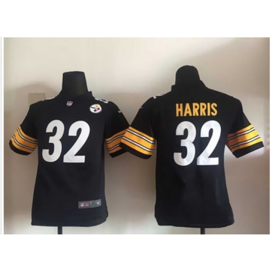 Youth Nike Steelers #32 Franco Harris Black Team Color NFL Elite Jersey Youth Nike Steelers #32 Franco Harris Black Team Color NFL Elite Jersey