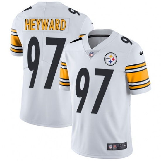 Youth Nike Steelers #97 Cameron Heyward White Stitched NFL Limited Rush Jersey Youth Nike Steelers #97 Cameron Heyward White Stitched NFL Limited Rush Jersey