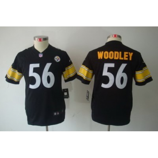 Youth Nike Youth Pittsburgh Steelers #56 Lamarr Woodley Black Limited Jerseys Youth Nike Youth Pittsburgh Steelers #56 Lamarr Woodley Black Limited Jerseys