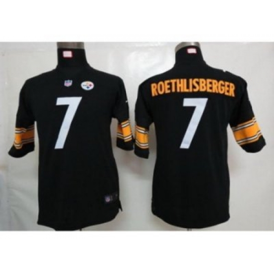 Youth Nike youth nfl Pittsburgh Steelers #7 Roethlisberger black jerseys Youth Nike youth nfl Pittsburgh Steelers #7 Roethlisberger black jerseys