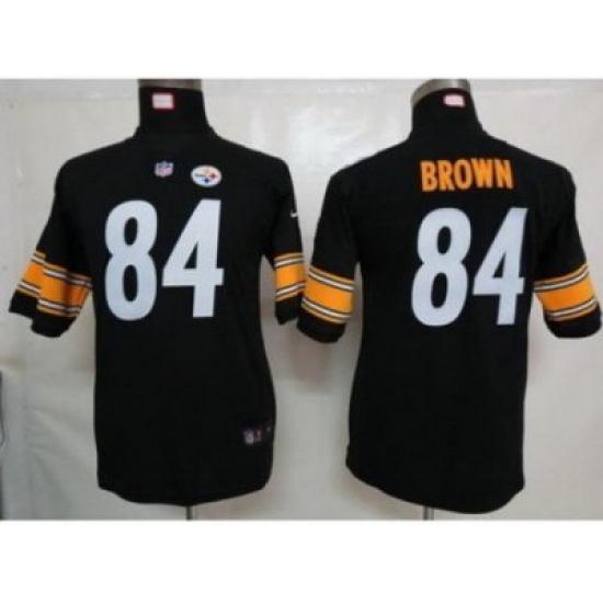 Youth Nike youth nfl Pittsburgh Steelers #84 Brown Black Jerseys Youth Nike youth nfl Pittsburgh Steelers #84 Brown Black Jerseys