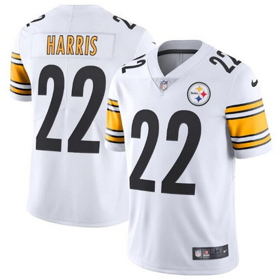 Youth Pittsburgh Steelers 22 Najee Harris White Vapor Untouchable Limited Stitched Jersey Youth Pittsburgh Steelers 22 Najee Harris White Vapor Untouchable Limited Stitched Jersey