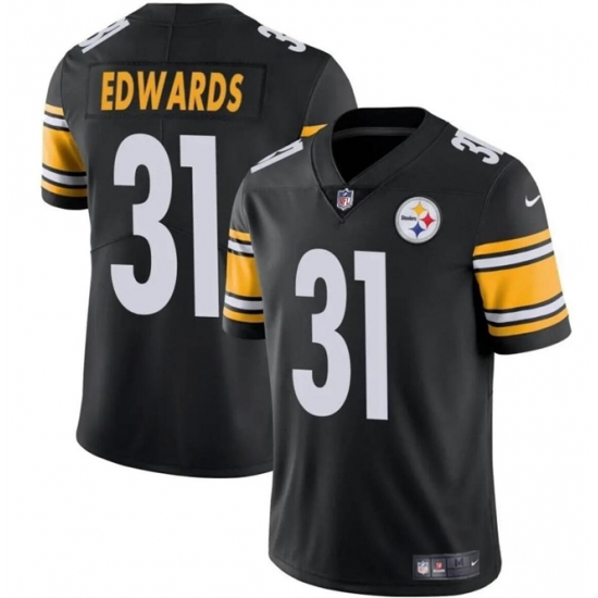 Youth Pittsburgh Steelers 31 Daijun Edwards Black Vapor Untouchable Limited Stitched Football Jersey Youth Pittsburgh Steelers 31 Daijun Edwards Black Vapor Untouchable Limited Stitched Football Jersey