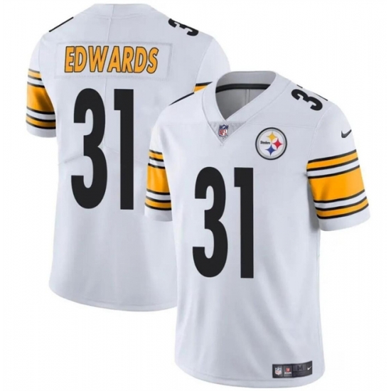 Youth Pittsburgh Steelers 31 Daijun Edwards White Vapor Untouchable Limited Stitched Football Jersey Youth Pittsburgh Steelers 31 Daijun Edwards White Vapor Untouchable Limited Stitched Football Jersey