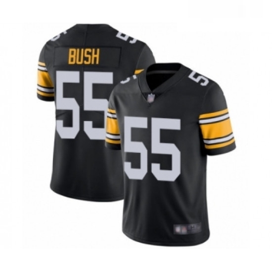 Youth Pittsburgh Steelers 55 Devin Bush Black Alternate Vapor Untouchable Limited Player Football Jersey Youth Pittsburgh Steelers 55 Devin Bush Black Alternate Vapor Untouchable Limited Player Football Jersey