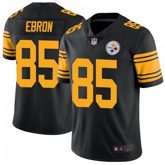 Youth Pittsburgh Steelers 85 Eric Ebron Color Rush Jersey Black Limited Youth Pittsburgh Steelers 85 Eric Ebron Color Rush Jersey Black Limited