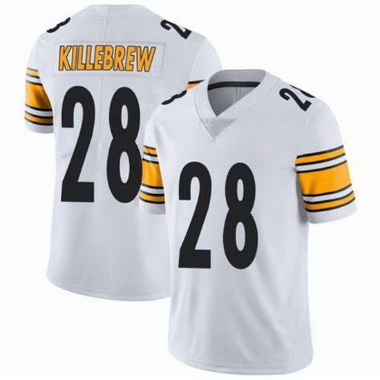 Youth Pittsburgh Steelers Miles Killebrew #28 White Vapor Limited Stitched Football Jersey Youth Pittsburgh Steelers Miles Killebrew #28 White Vapor Limited Stitched Football Jersey