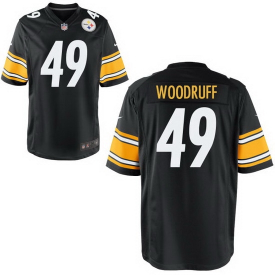 Youth Steelers #49 Dwayne Woodruff Black Game Stitched NFL Jersey Youth Steelers #49 Dwayne Woodruff Black Game Stitched NFL Jersey