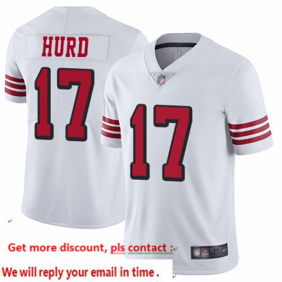 49ers 17 Jalen Hurd White Rush Men Stitched Football Vapor Untouchable Limited Jersey 49ers 17 Jalen Hurd White Rush Men Stitched Football Vapor Untouchable Limited Jersey