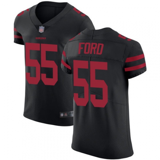 49ers 55 Dee Ford Black Alternate Mens Stitched Football Vapor Untouchable Elite Jersey 49ers 55 Dee Ford Black Alternate Mens Stitched Football Vapor Untouchable Elite Jersey
